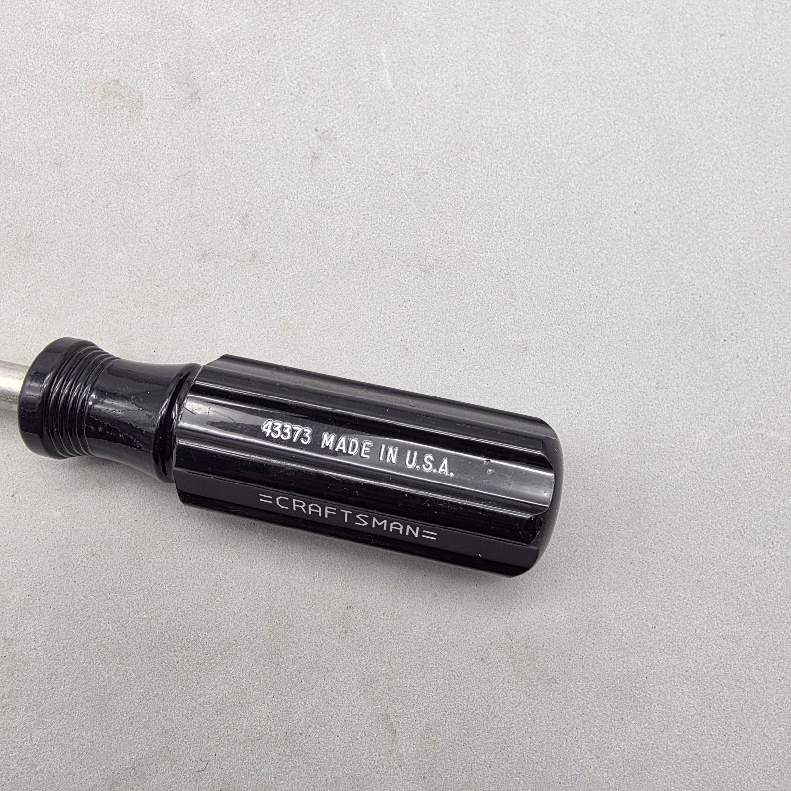 Craftsman Tools Magnetic 1/4″ Hex Bit Dr. Handle Screwdriver Black 43373 USA