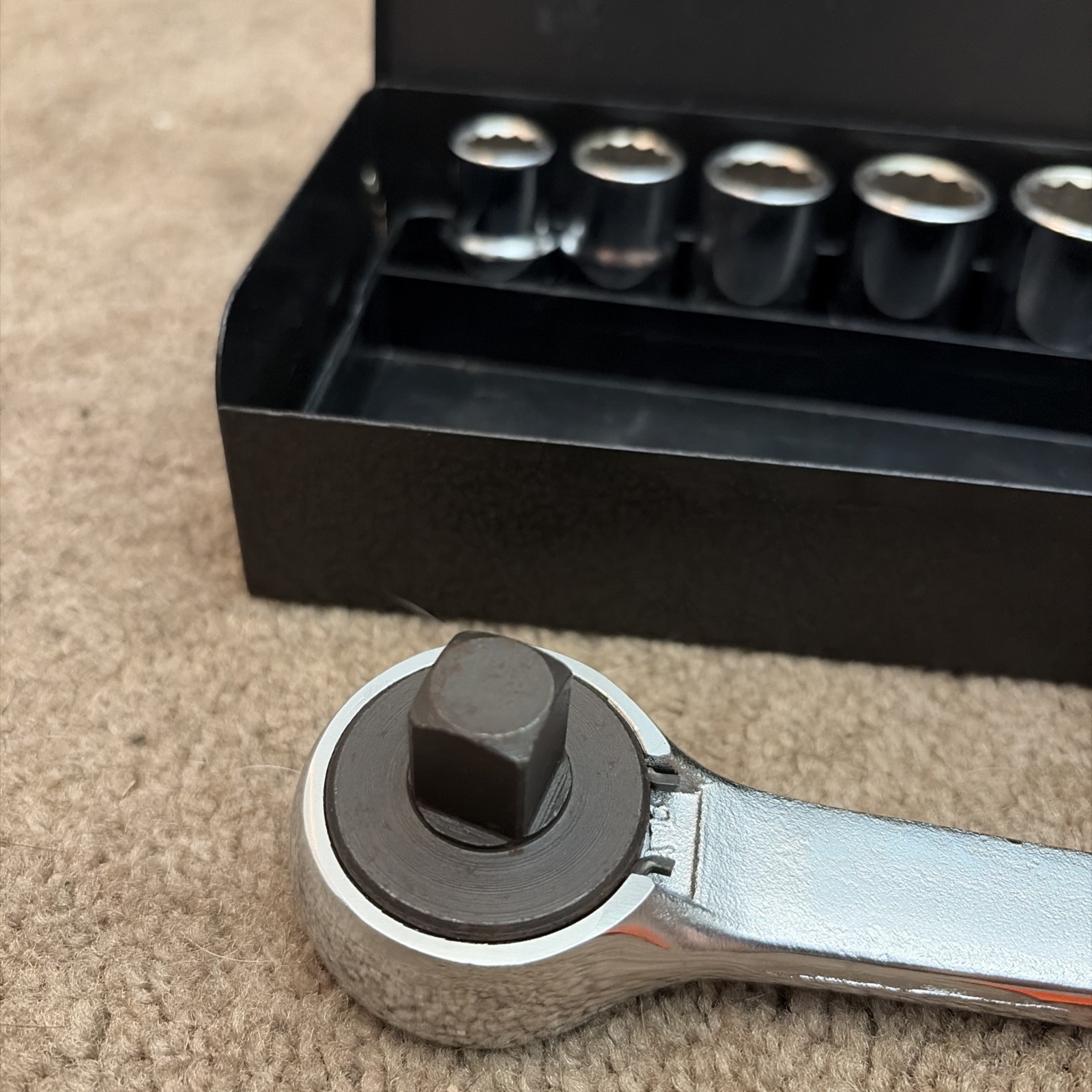 JCPenney 1/2″ Drive Socket Set with Ratchet Made in USA