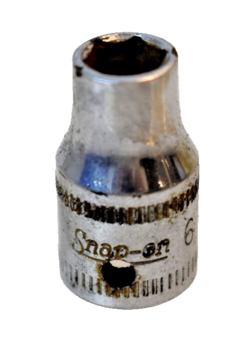 Snap On Tools TMM6 6mm Metric Shallow Socket 1/4″ Drive 6 Point USA