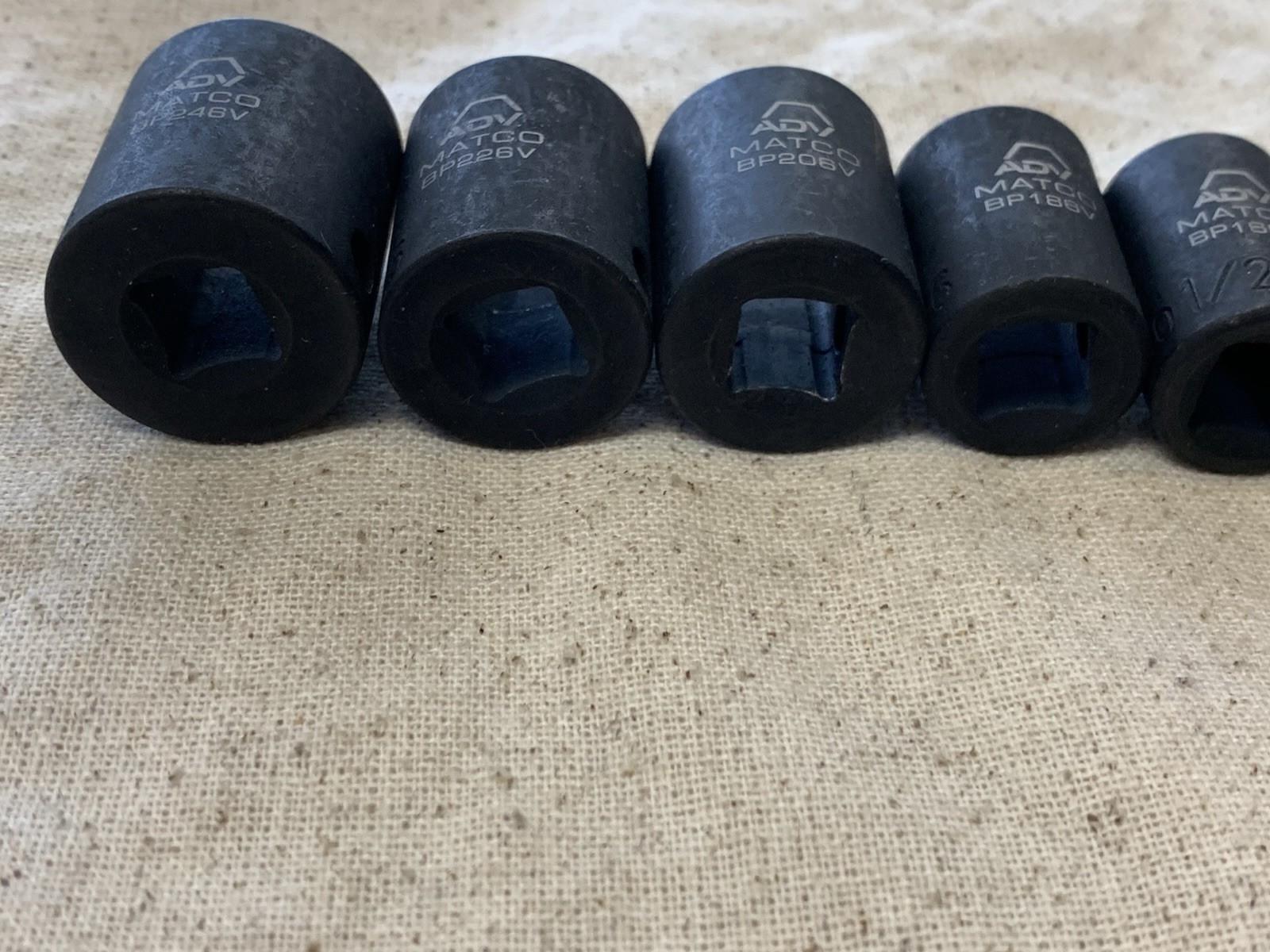 Matco 8 Piece 3/8drive SEA 6point Impact Socket Set 5/16 Thru 3/4 Inch 15506