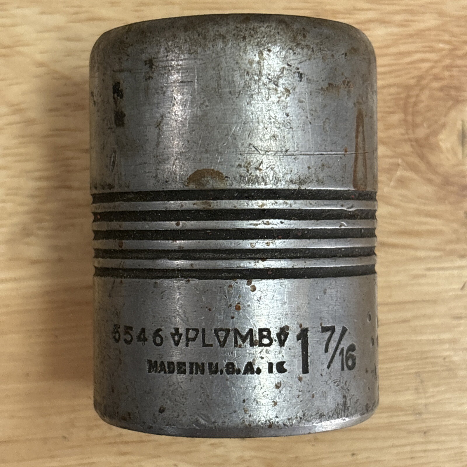 Plomb 1-7/16″ Shallow Socket 3/4″ Drive 12 Point 5546 USA READ Plvmb Plumb
