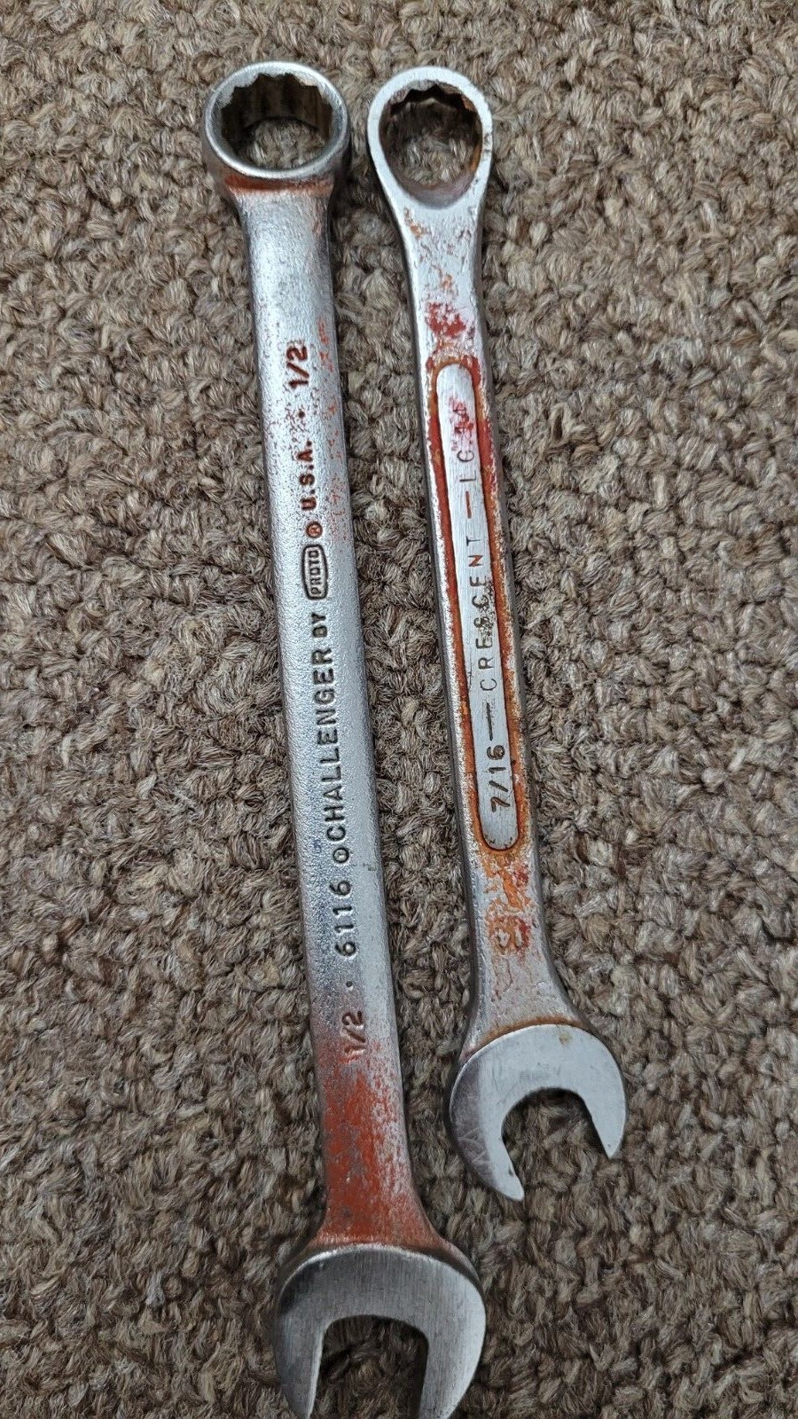 Craftsman MIT Fuller Allen Double Open Ended & Combination Wrench Set Vintage ?