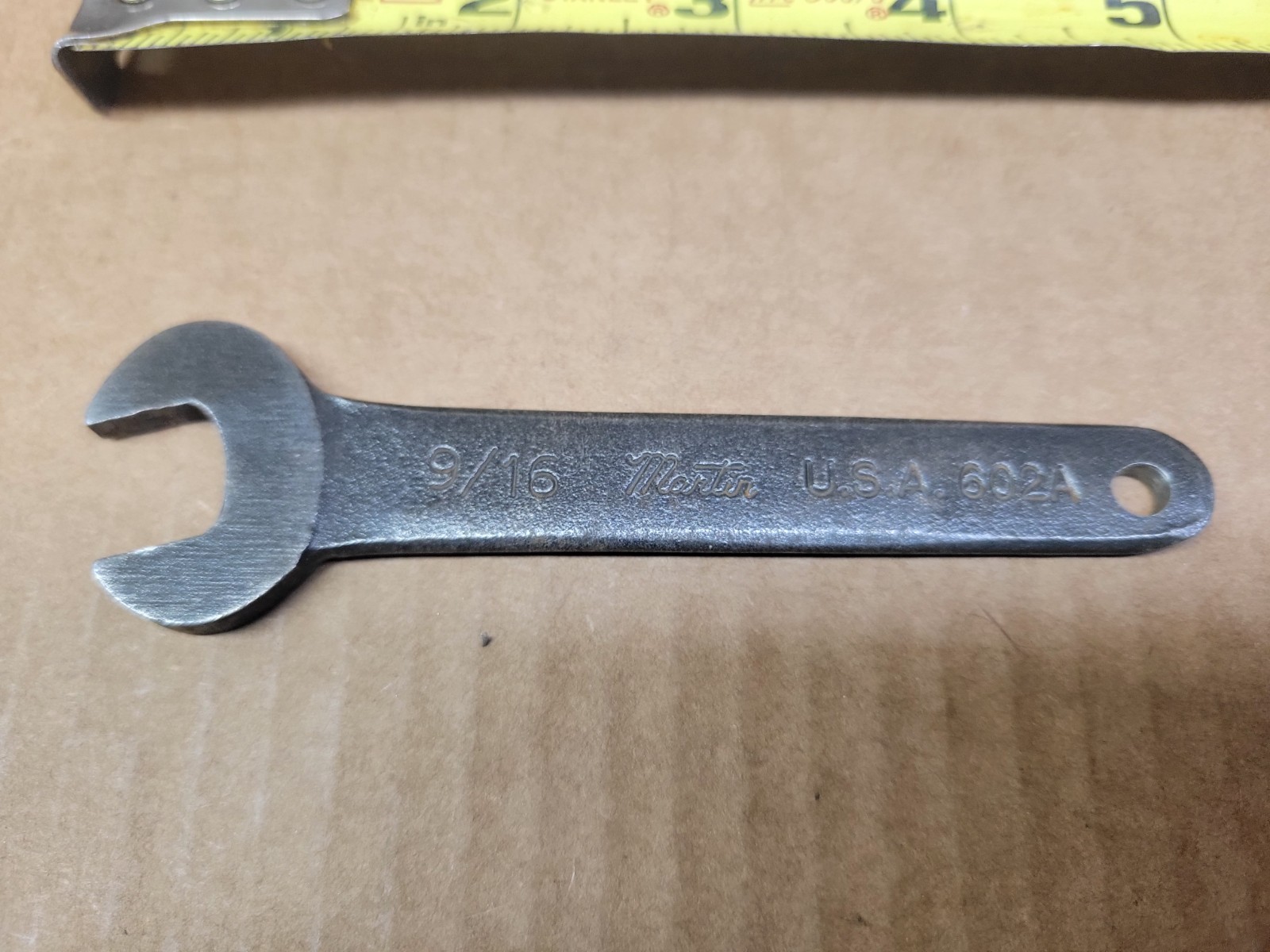 Martin Tools USA 9/16″ Thin Pattern Service Wrench No 602A