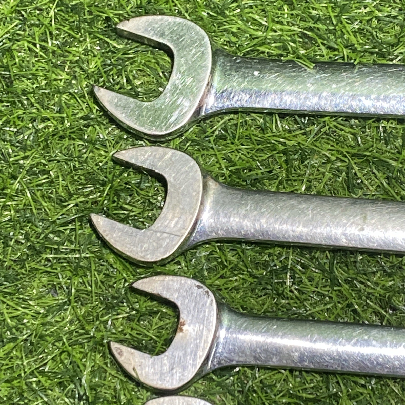 Vintage Snap-On USA 10pc SAE OEX12A – OEX32A Comb. Wrench Set Missing 24A