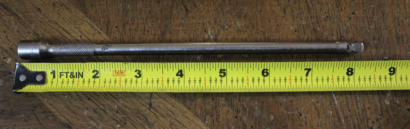 Snap-on Tools TMXWP8 1/4″ Drive 8″ long Chrome Wobble Knurled Socket Extension