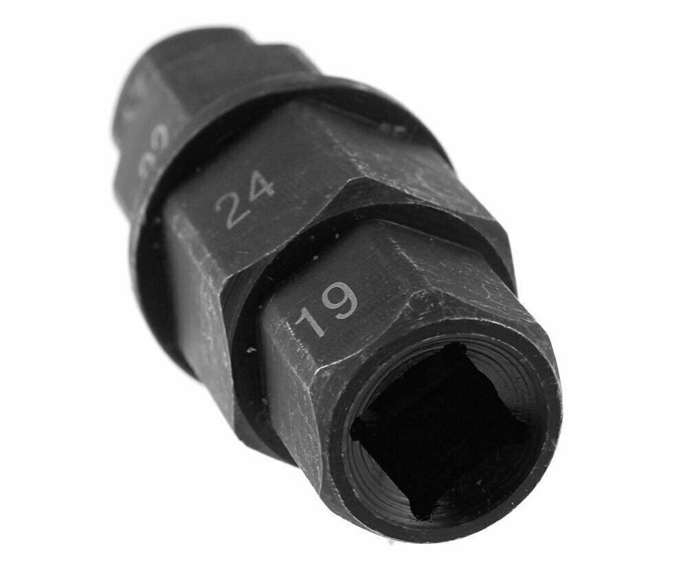 17 19 22 24mm Axle Hex Allen Spindle Driver Tool Socket Adapter Motorcycle TK23