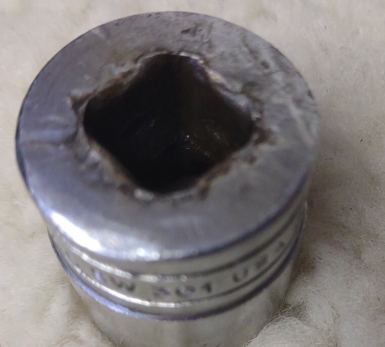 2-Snap On 1/2″ Drive 15/16″ Shallow 6pt +12pt Sockets TW301 and sw301