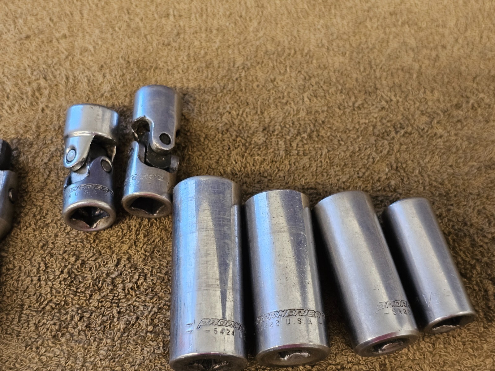 17 Pro America 1/4″ 3/4 Drive Socket Set Ratchet Breaker Bar Swivel Extension
