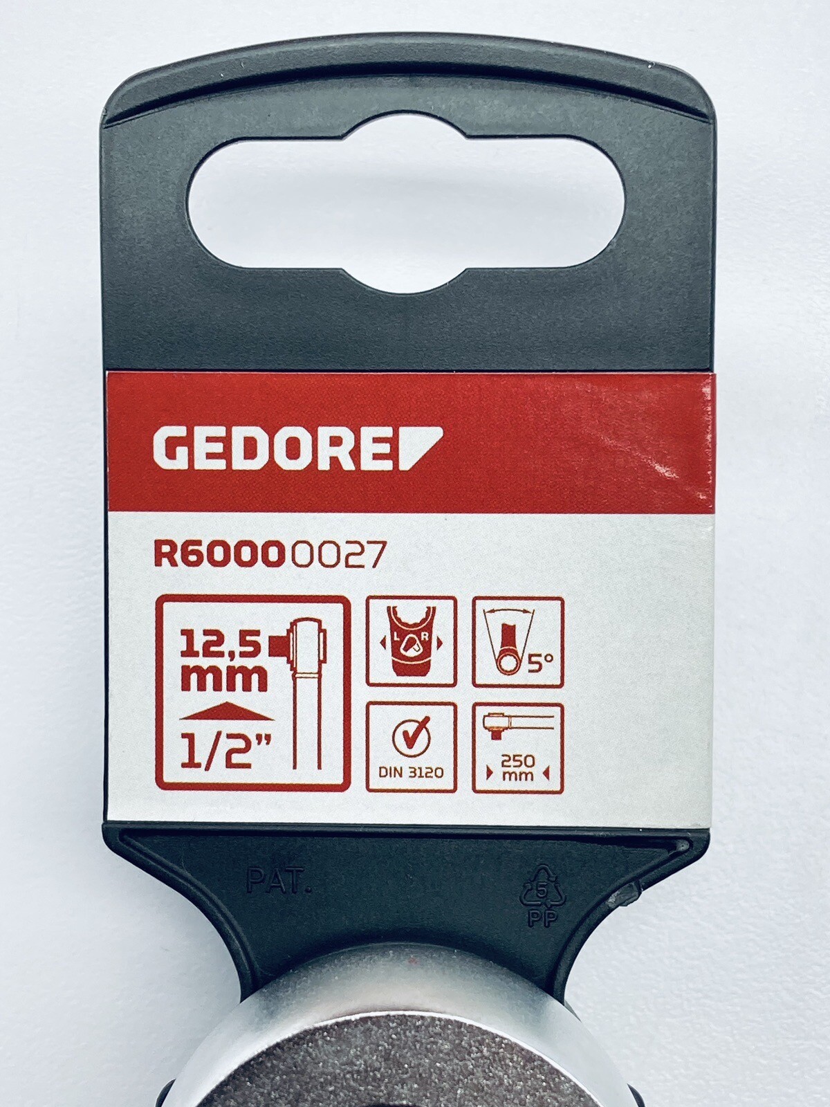 UNUSED GEDORE RED R60000027 2K REVERSIBLE RATCHET 1/2″ LENGTH 17mm TO 32mm SET