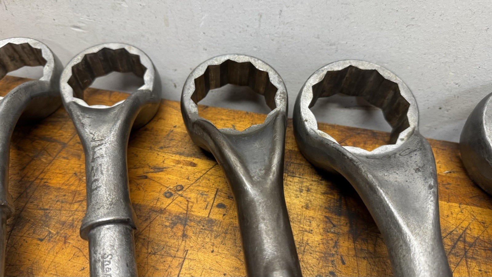 Snap-On Blue Point Box End Heavy Duty Tubular Wrench 17pc Set 1-7/16” To 3-1/8”