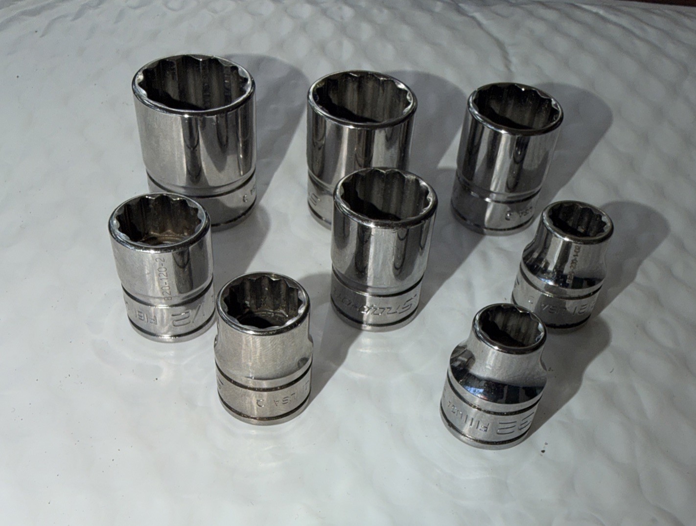 Snap-On Tools Socket Set 3/8″ Drive 11/32-TO-3/4-12 Point 8 Pieces