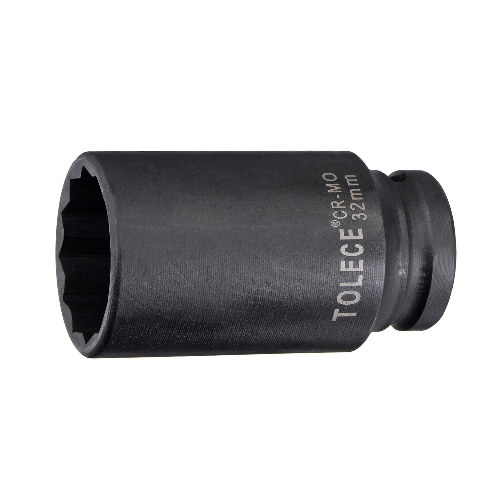 1/2-Inch Drive 32mm 12-Point Deep Impact Socket,CR-MO Steel 78mm Length