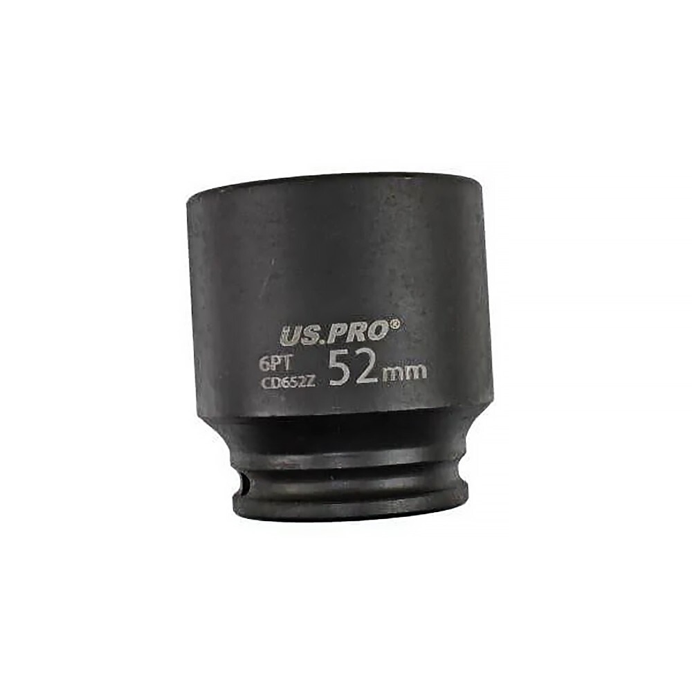 US PRO TOOLS 1/2″ DR 52MM 6PT THIN WALL HUB NUT SOCKET HRC 45, 42 CR-MO 3796