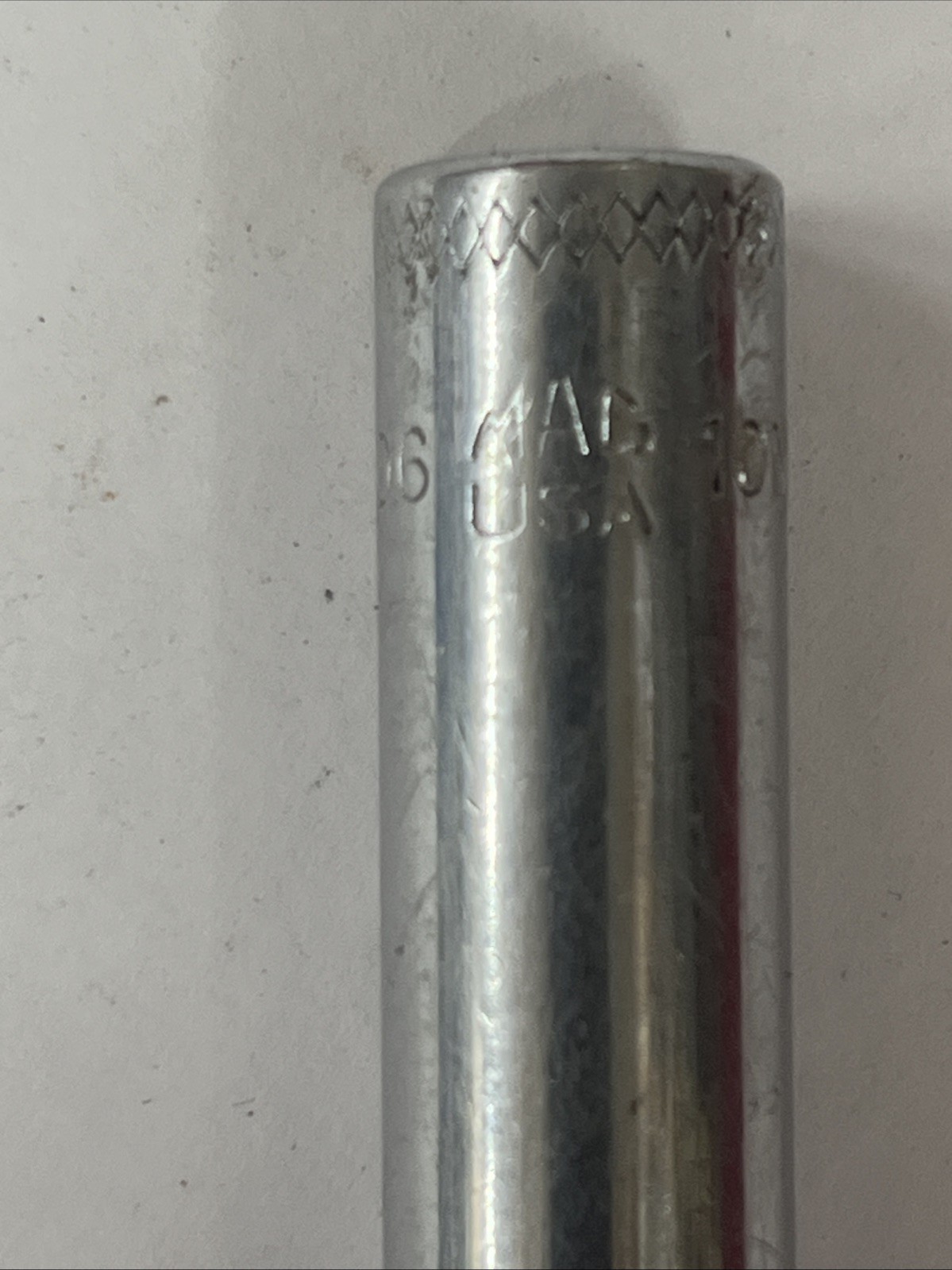 USA MAC Tools MD6 10MMR Metric 10MM Deep Chrome Socket, 1/4″ Drive, 6 PT BIN