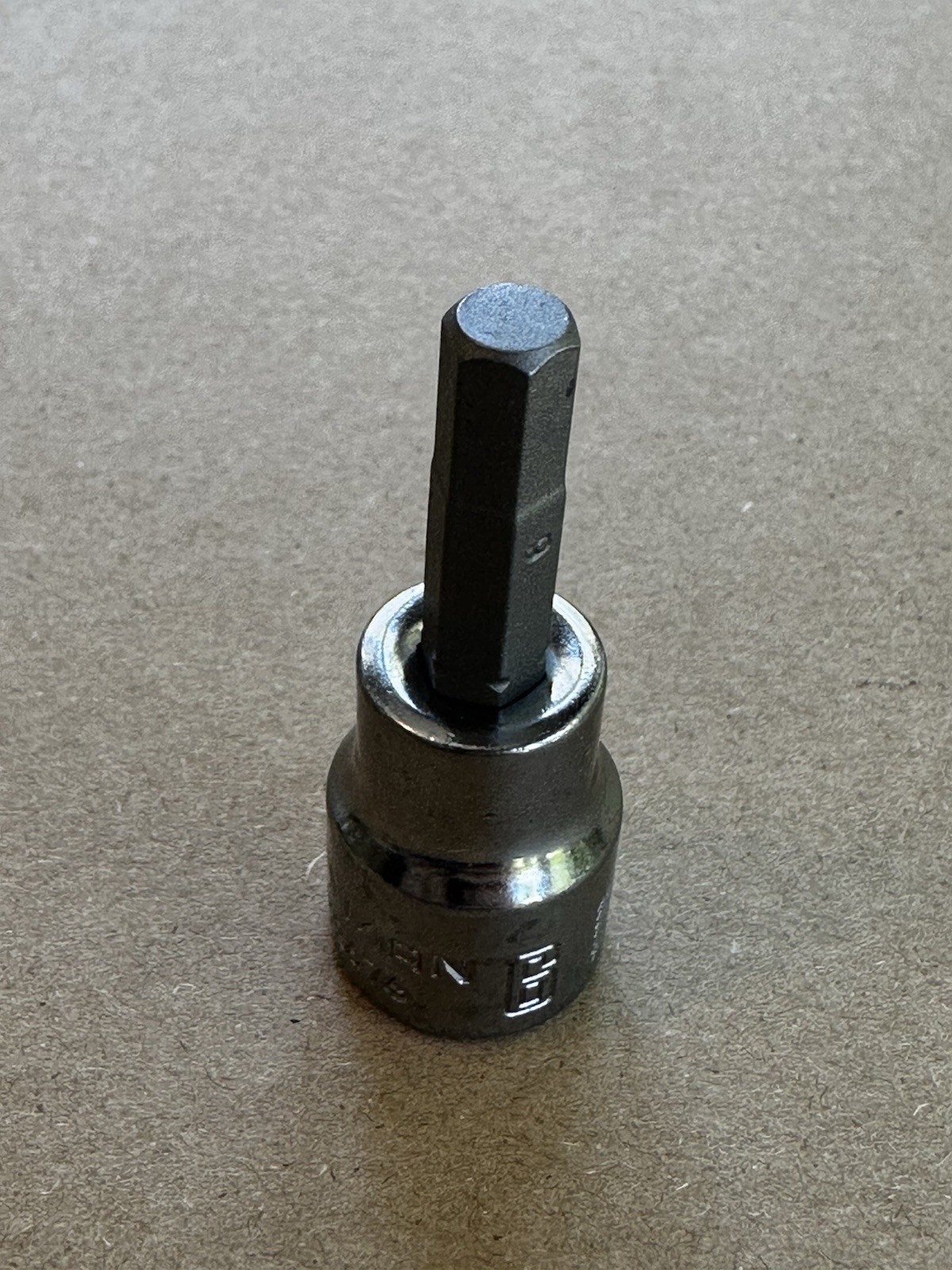 6MM CRAFTSMAN CMMT42676 Hex Allen Bit 3/8-in Drive Shallow Socket Ratchet. 0314