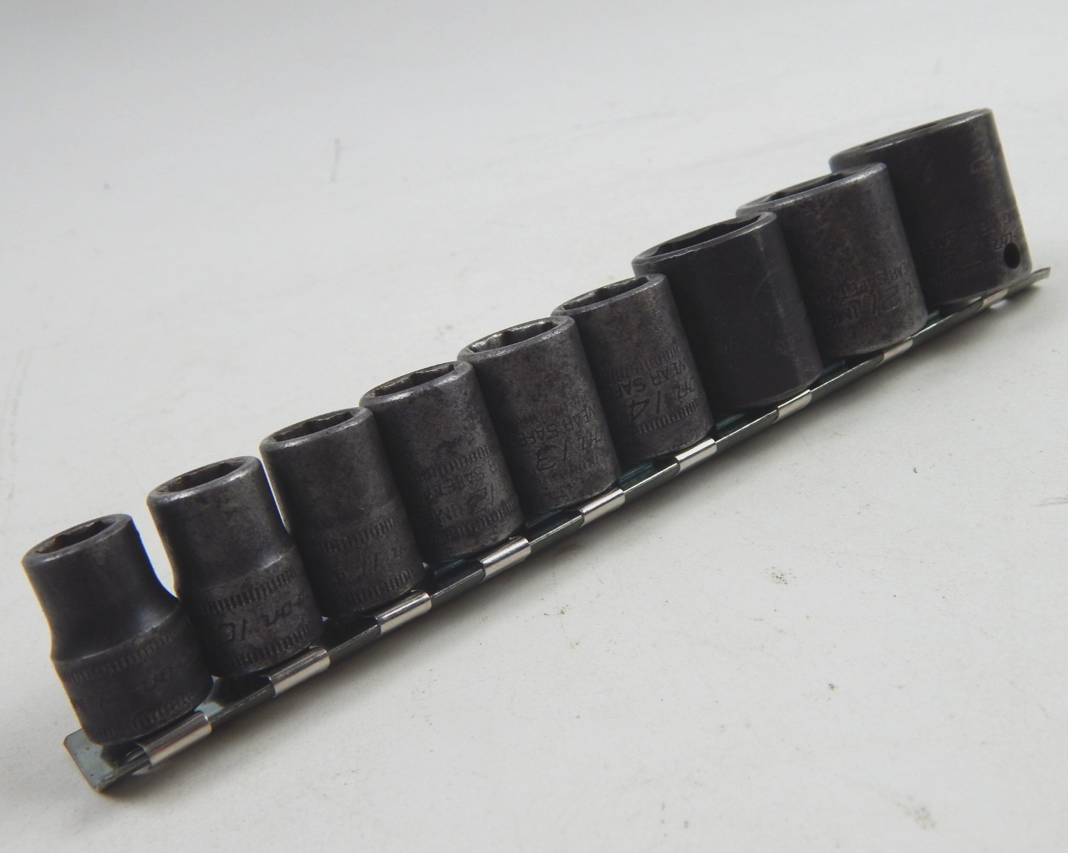 Snap On IMFML 3/8″ Drive 9pc Metric Shallow Impact Socket Set 9-14mm 19 21 24