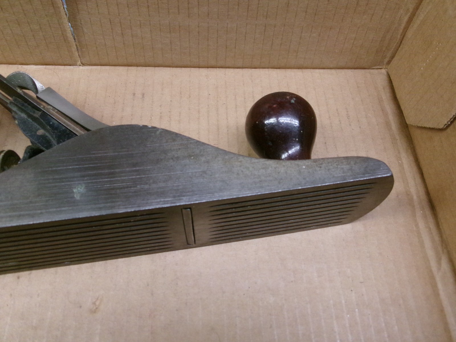 Vintage Stanley BAILEY Hand Plane No. 5 Woodworking Tool Corrugated Bottom