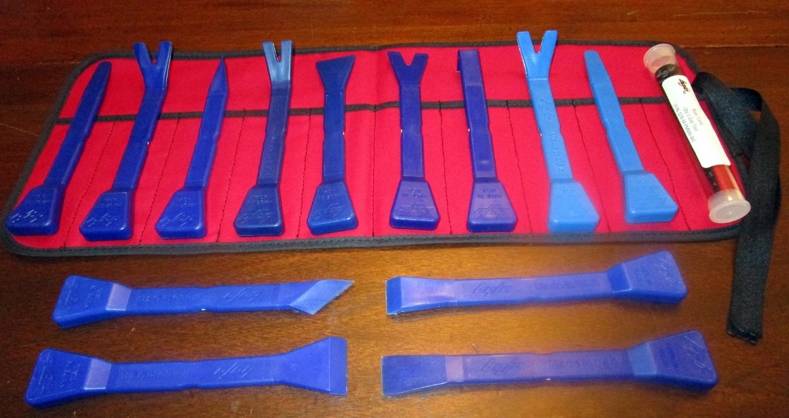 BoJo Platinum 14 pc. Nylon/Plastic Composite Pry and Scraper Tool Set w /Pouch