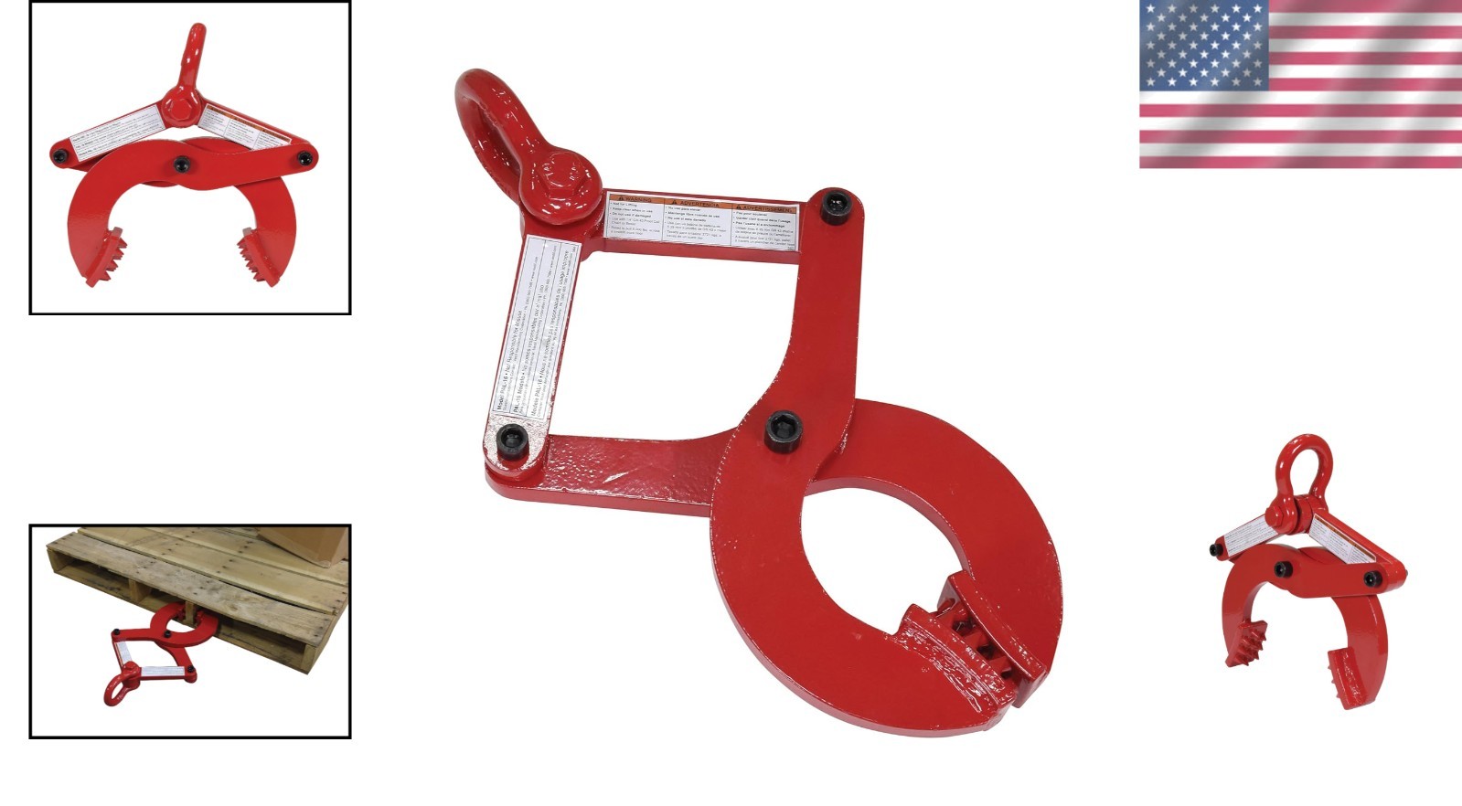 Steel Single Scissor Pallet Puller – 5-Inch Opening, 16 lb Reliable Transport