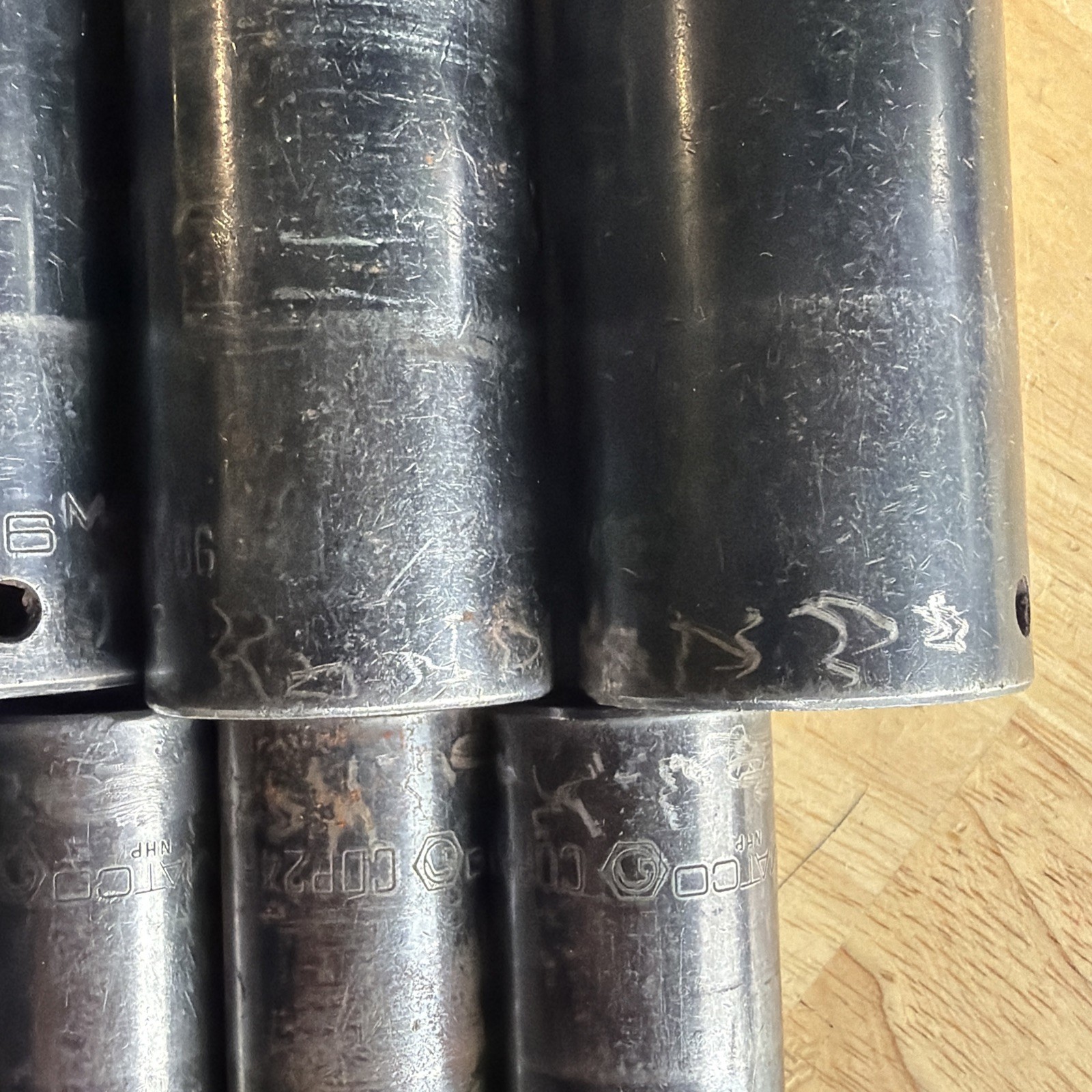 Matco Tools 13pc SAE Deep Socket Set 1/2″ Drive 6 Point 7/16″ to 1-1/4″ USA READ