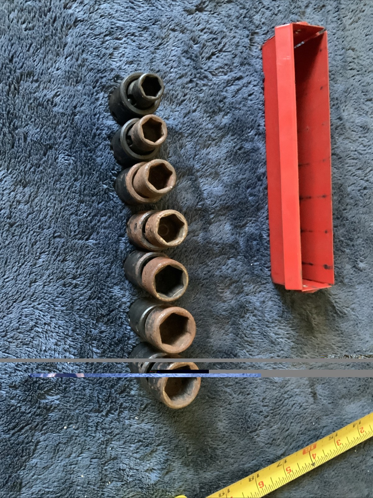 Mac Tools 3/8” Drive Impact Swivel Socket Set, Sae…6pt…surface Rust…..all Work