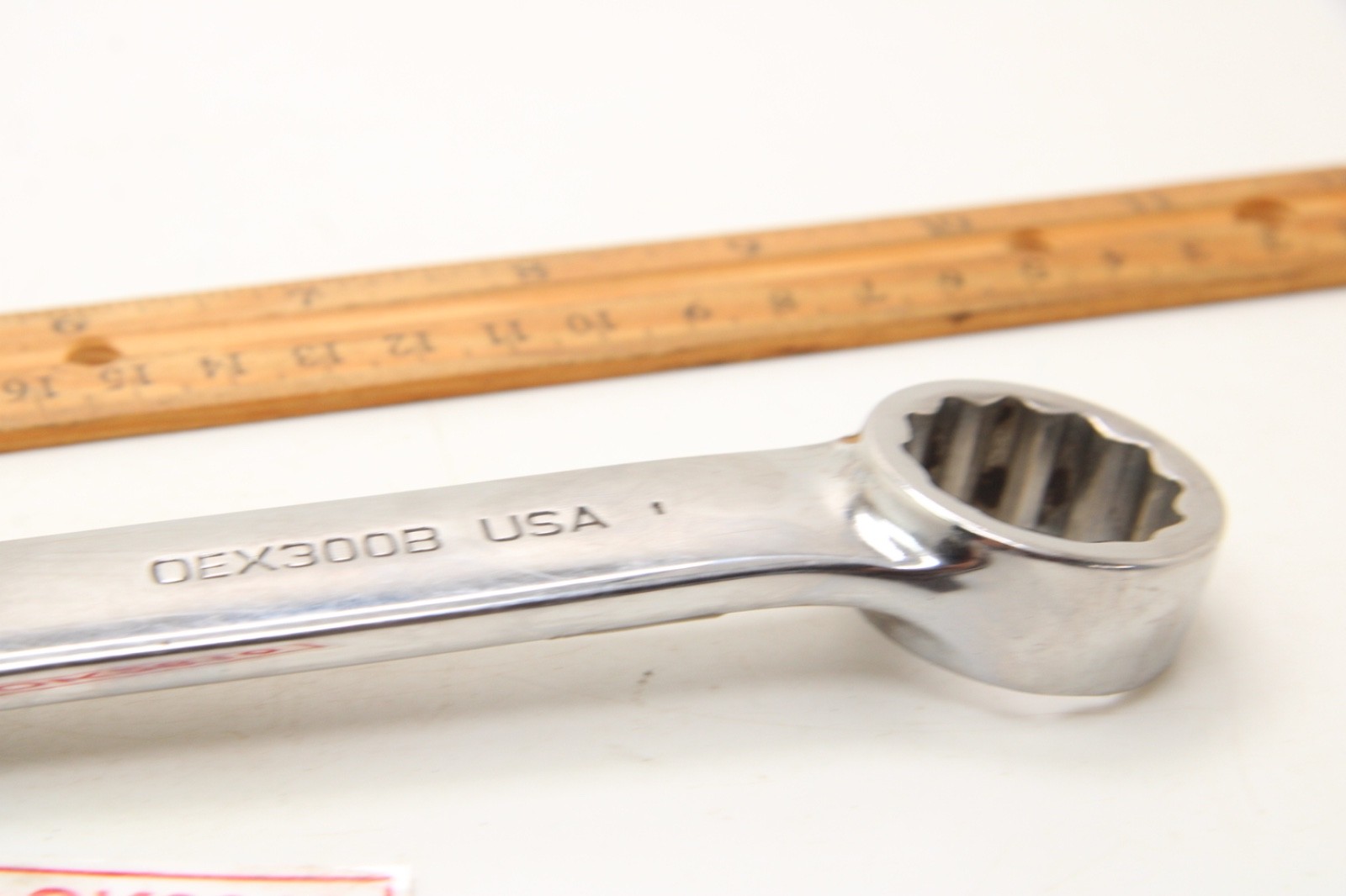 Snap-On OEX300B 15/16″ 12 Point SAE Chrome Stubby Combination Wrench USA