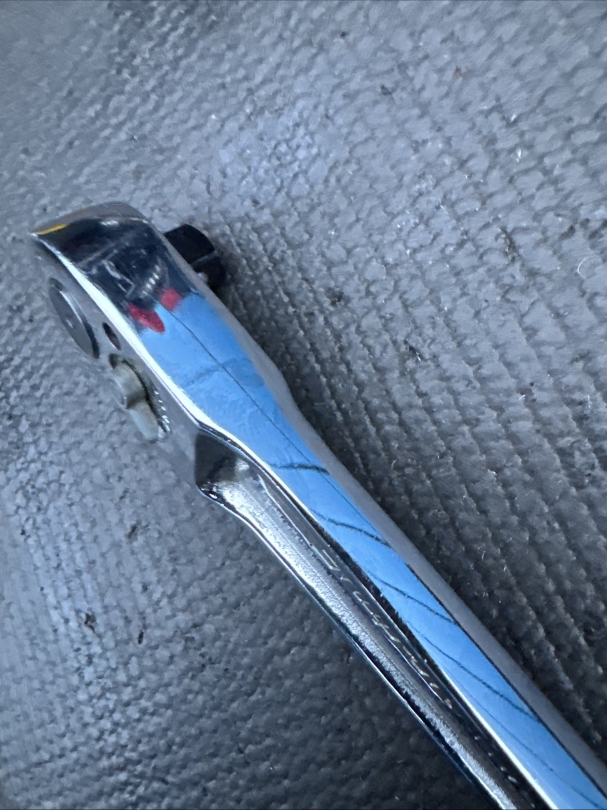 Snap-On Tools USA FN720A Polish Chrome Ratchet 3/8″ Drive – Short Handle 6″ Long