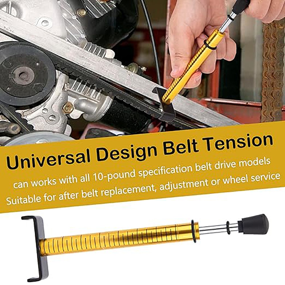 Motorcycle Belt Tension Gauge Tool Adjustable For Harley All Belt Driver Bikes