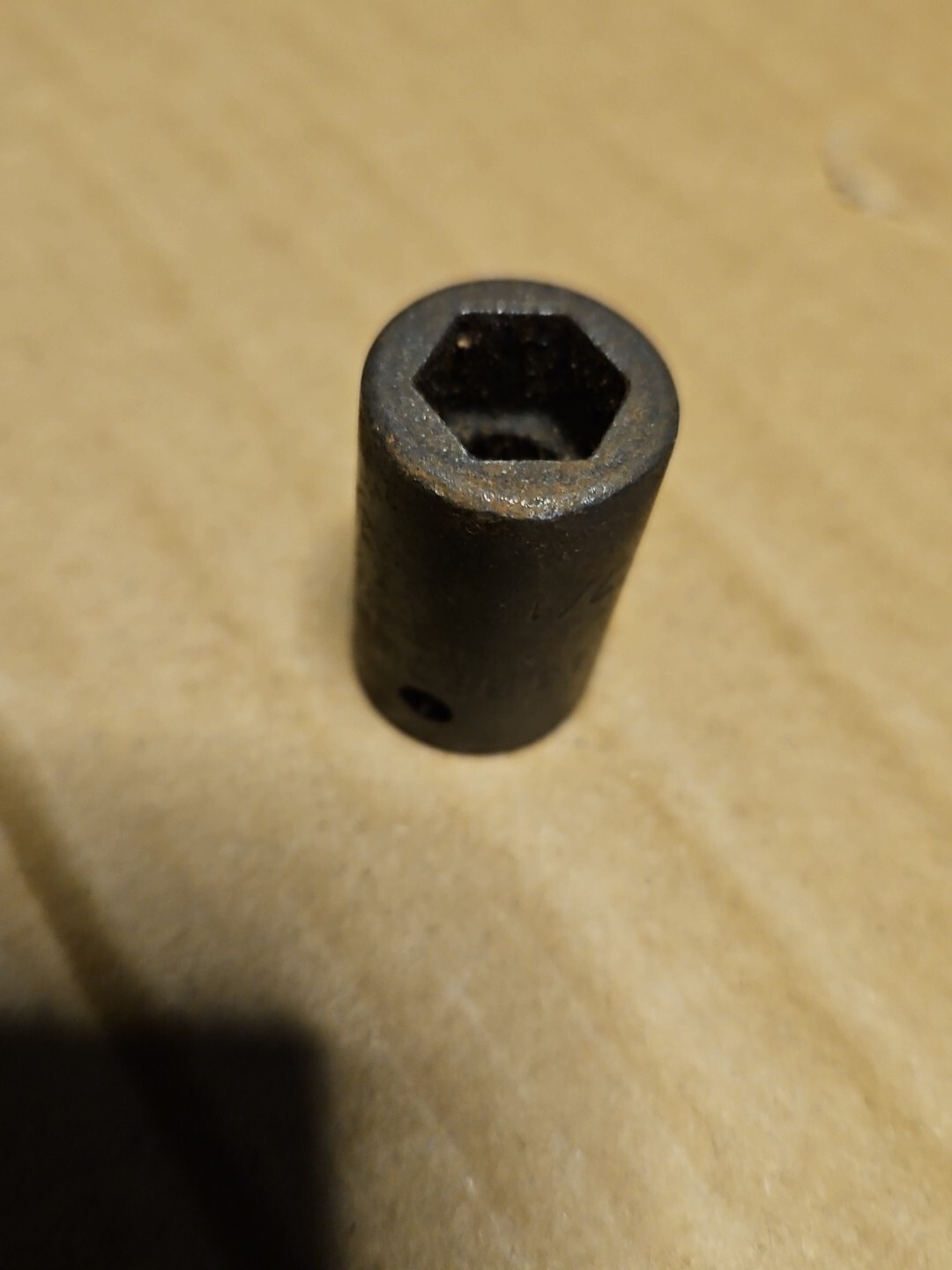 BROWN TOOL, SHALLOW IMPACT SOCKET, 7/16″ SAE, 6 POINT, 3/8″ DRIVE, M1214