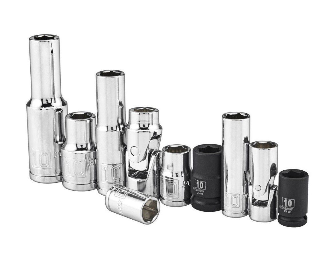 10mm Metric Essential Variety Socket Set, 10 Piece