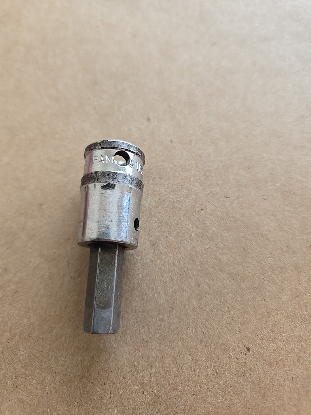 Snap On Vintage 3/8″ Drive 8MM Metric Hex Bit Driver Socket FAM8A