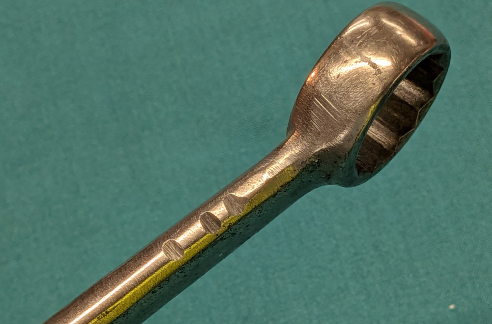 Vintage Armstrong Armaloy 7033-C Double Box End Wrench 12 Point 1” & 15/16”- USA