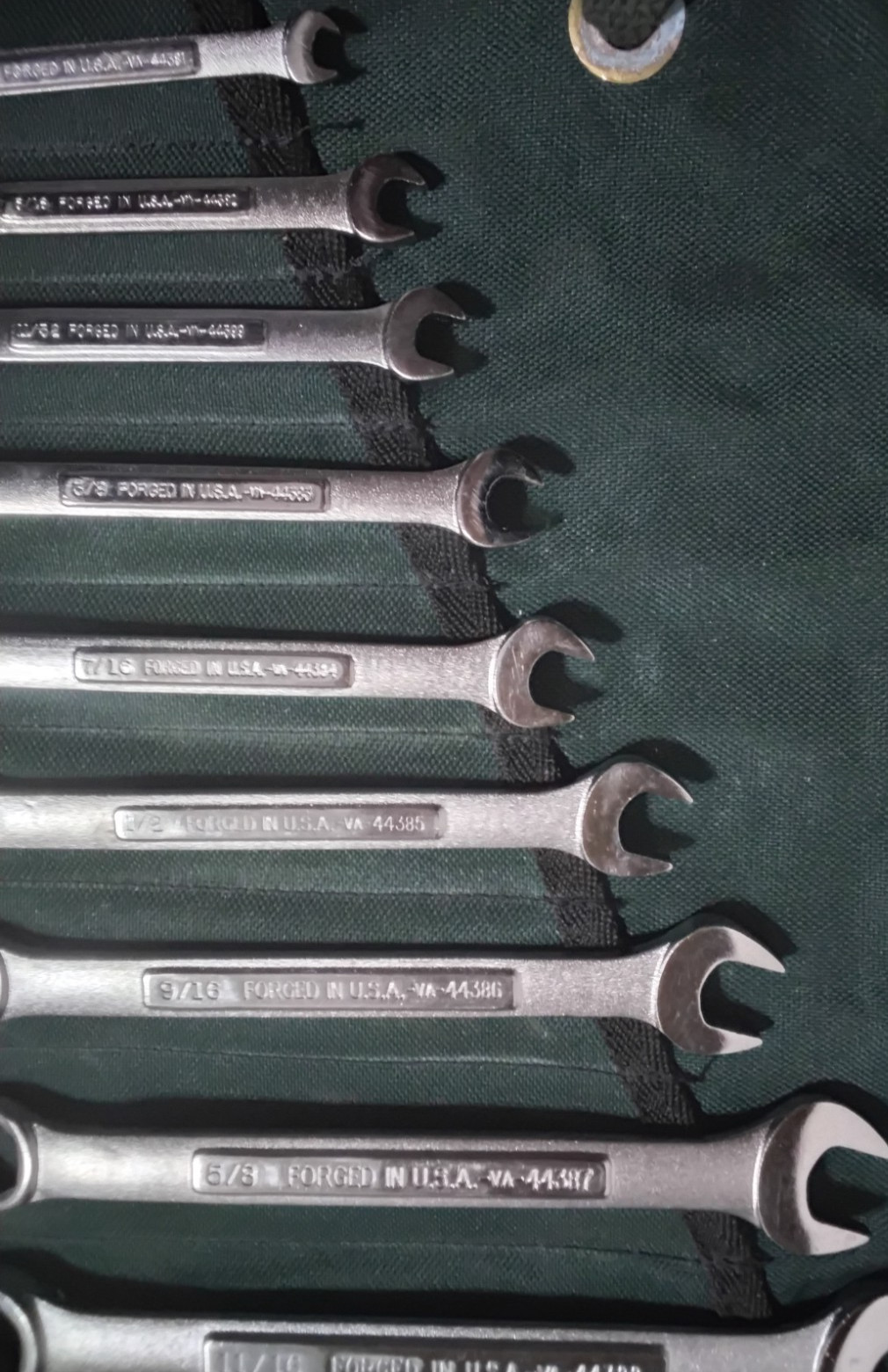 Craftsman 12pc SAE 6 PointCombination Wrench Set USA 1/4-7/8″
