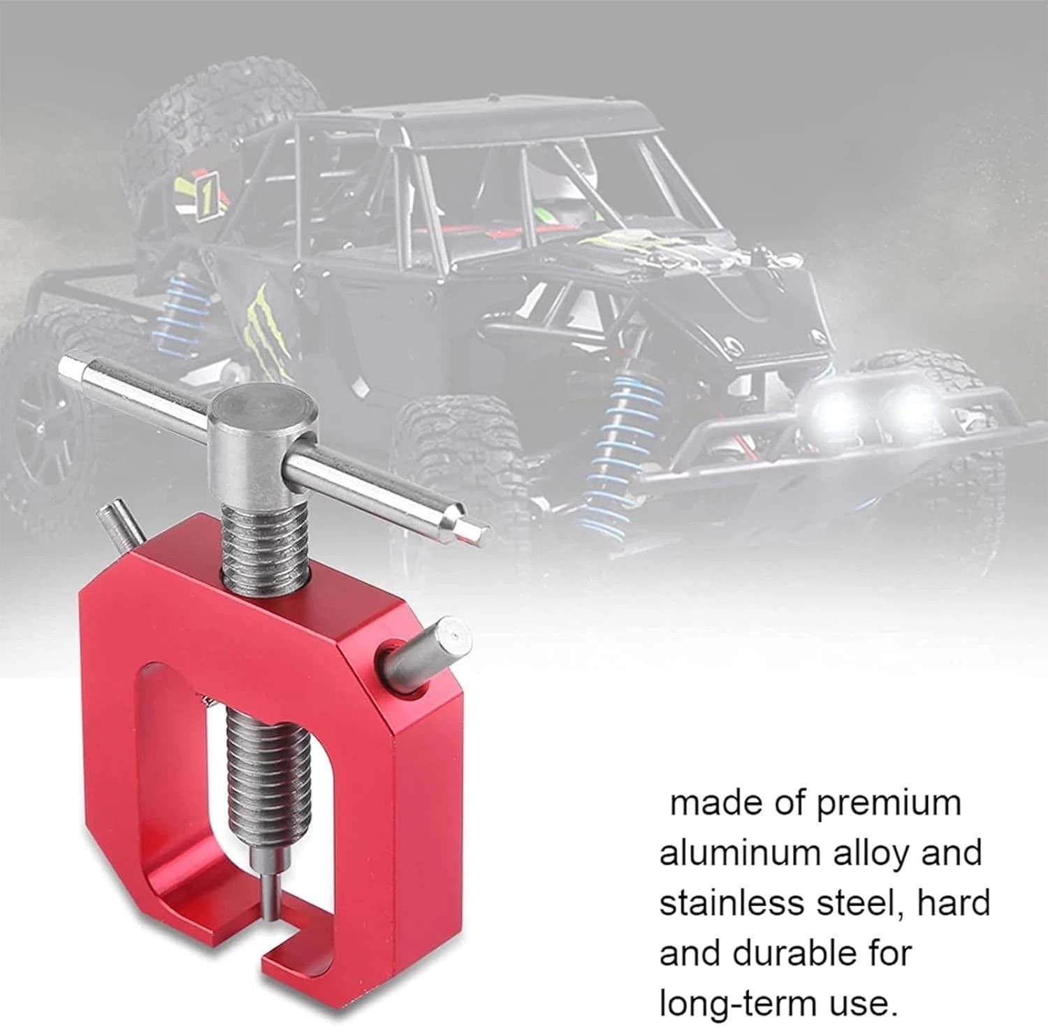 Mini Gear Pullers, RC Pinion Bearing Puller Stainless Steel Small Red