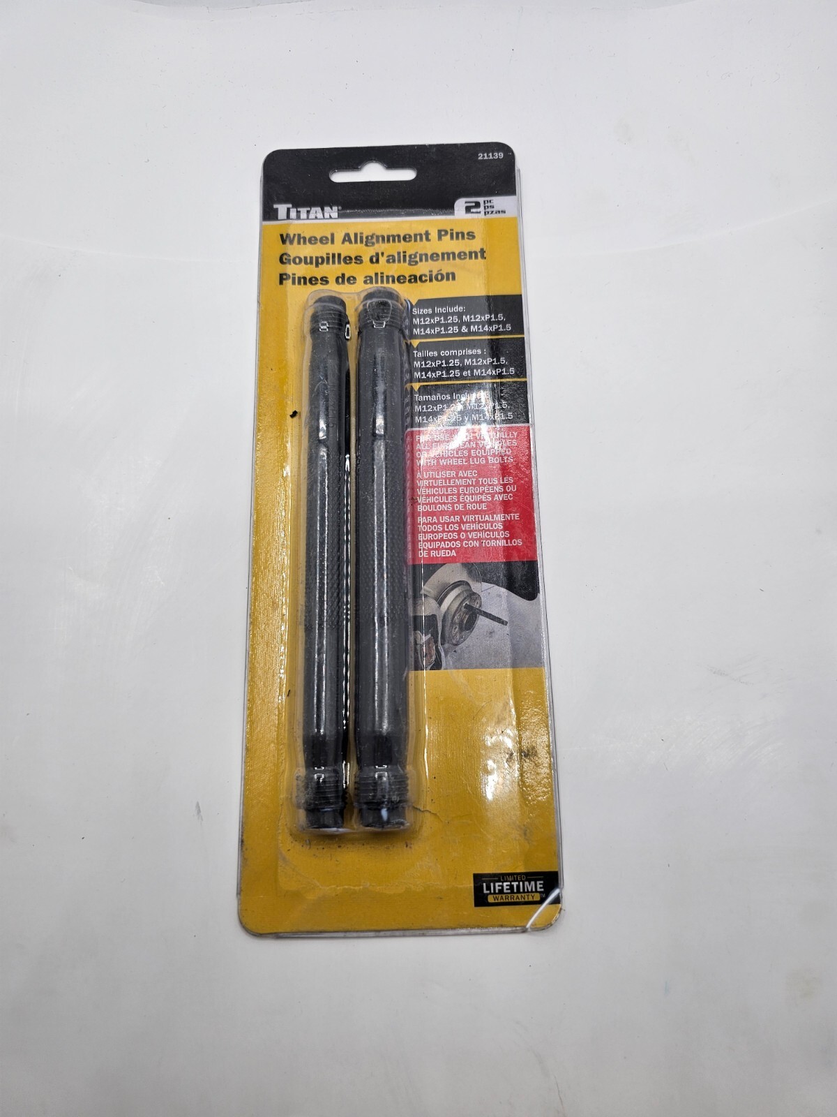 (4 Piece) Titan Tools 21139 Wheel Alignment Pin