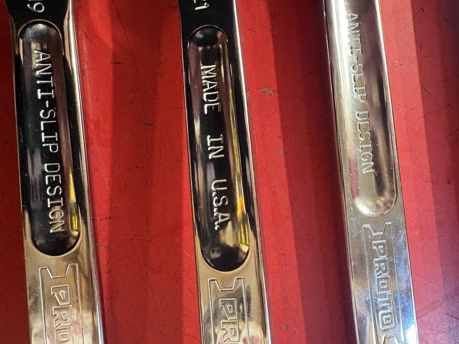 Proto 19 Piece Metric Ratcheting Combo Wrench Set MADE IN USA