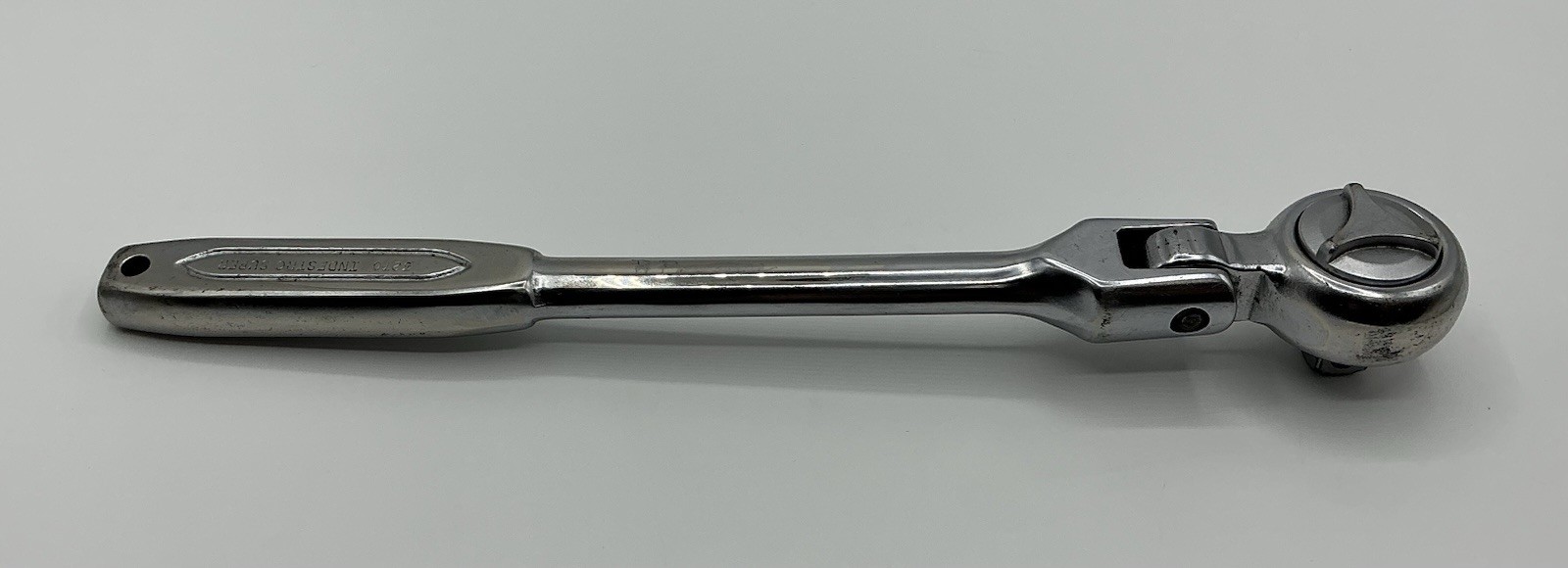 Vtg INDESTRO USA #3270 Indexing Flex Head 1/2” Drive Ratchet Just Serviced