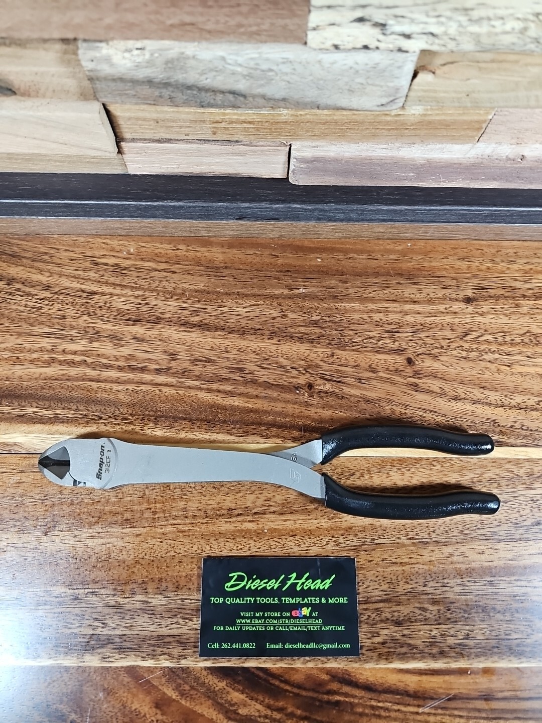 *NEW* Snap On 312CF BLACK – 11″ Heavy Duty Diagonal Cutters – FREE SHIP