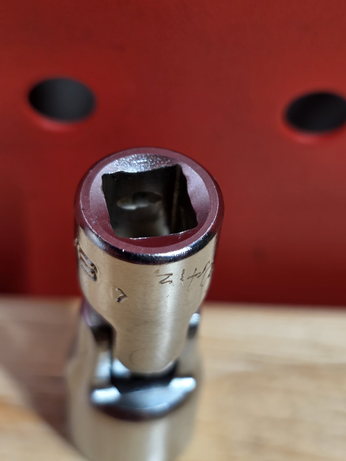 Snap-on TMU121 3/8” SAE 1/4” Drive 12-Point Swivel Wobble Socket USA See Details
