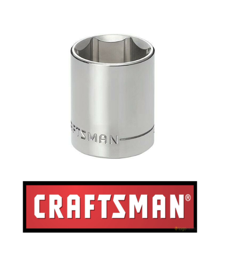 CRAFTSMAN SOCKETS, 1/4, 3/8 & 1/2″ DR. SHALLOW/6 &12 PT. NEW / Buy 2 get 1 Free