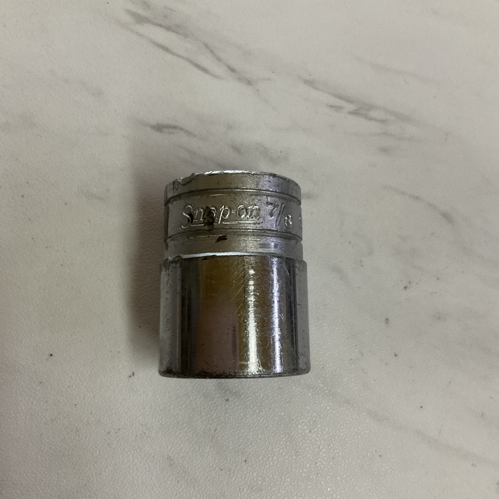 Snap-on 7/8” Shallow Socket 1/2” Drive 12-Point SW281 Vintage USA !!SHIPS FREE!!