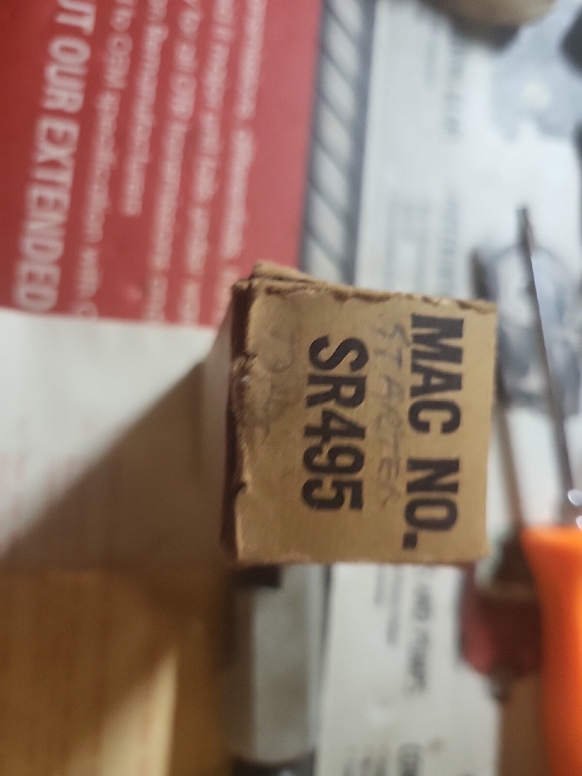 Mac Tools Retired Vintage Sr495 Delco Starter Snap Ring Tool New Old Stock
