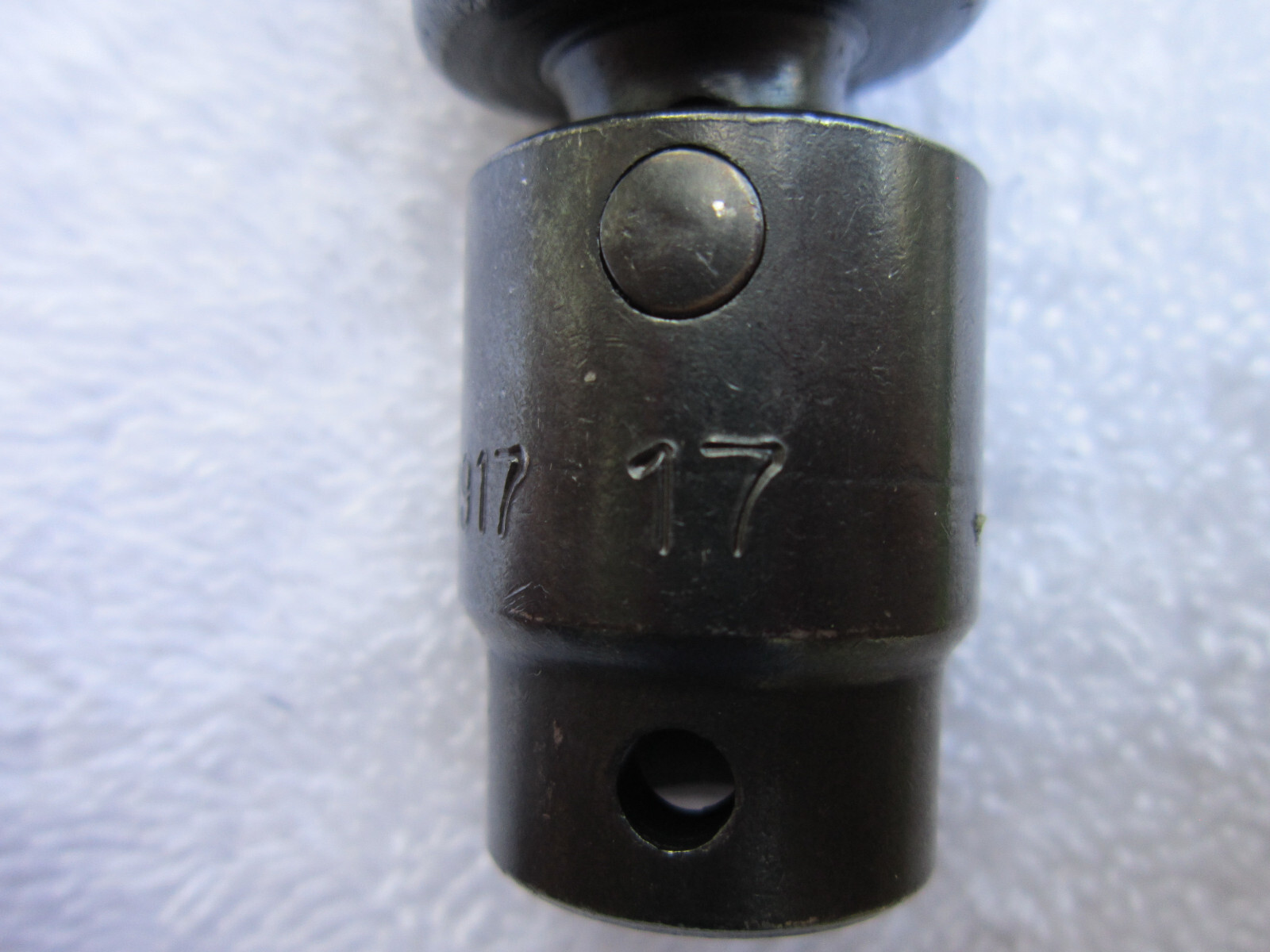 Herbrand – 17mm Universal Swivel 6-Point Impact Socket [3/8″ Drive] **USA MADE**
