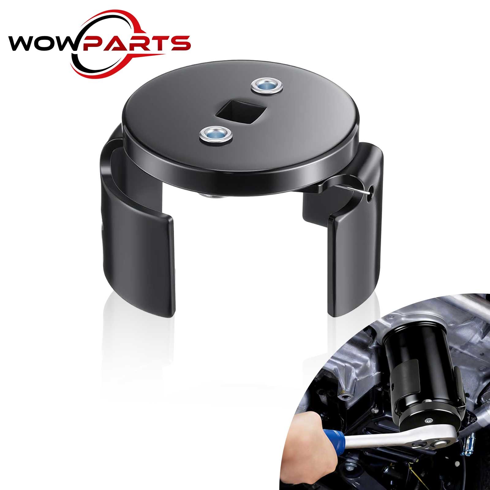 Car Adjustable Oil Filter Wrench 3/8″ Drive Steel 70-98mm Universal Removal Tool