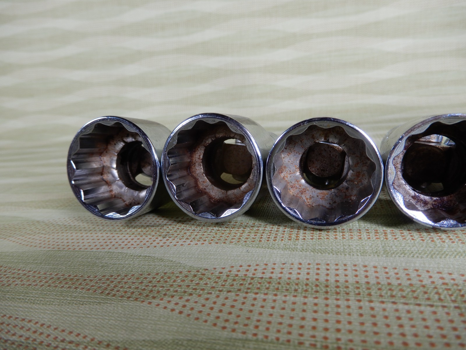 Snap-On Swivel End Socket Set 3/8 Drive 10 Pieces Great Condition VX