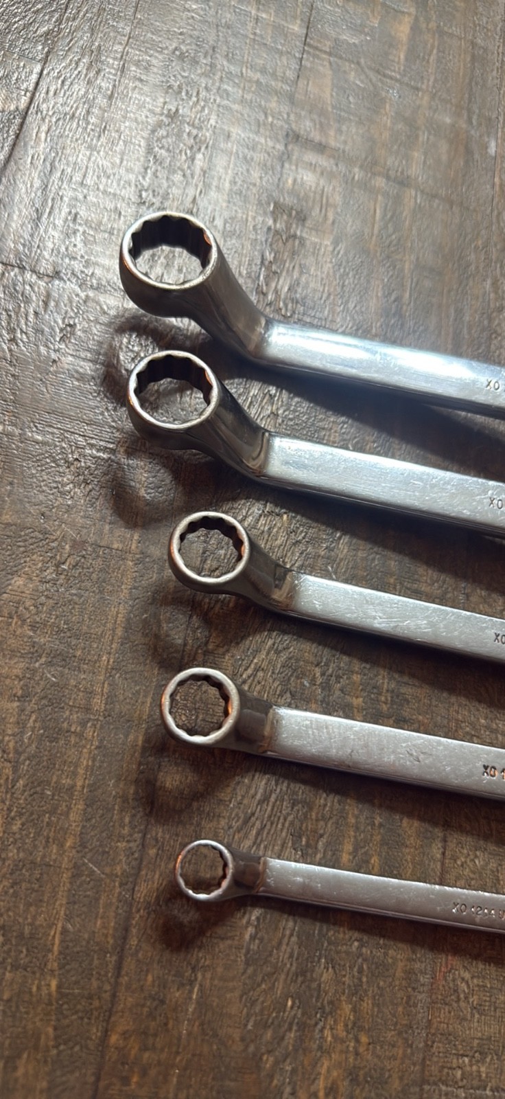 Snap on XO double box off set wrench set no owner markings