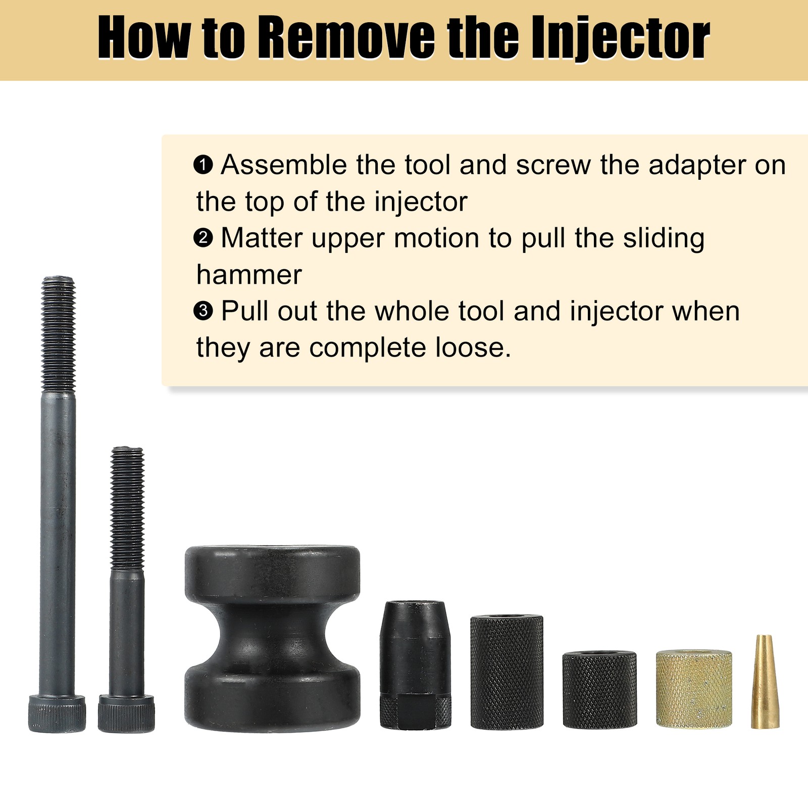 1 Set Injector Puller and Seal Installer Tools for BMW N14 N18 N54 130192 130195