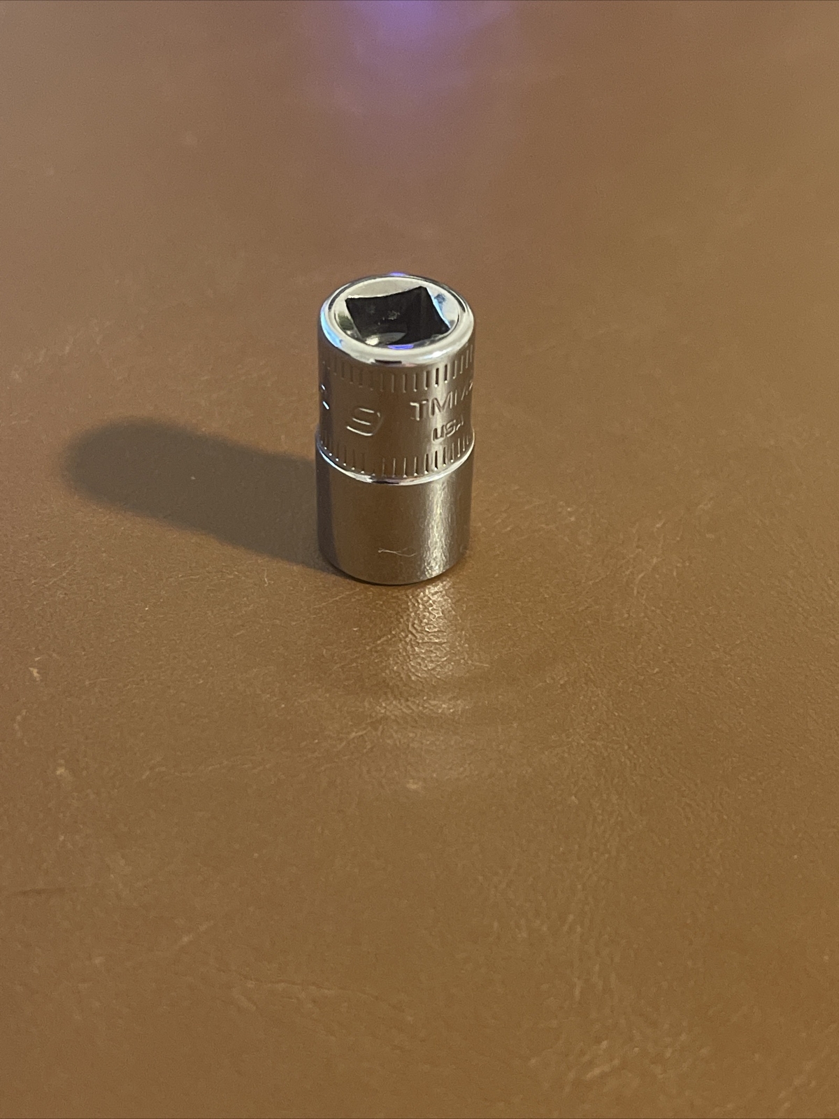 Snap-on TMM9 9mm 6-Point 1/4″ Drive Shallow Chrome Socket Metric USA