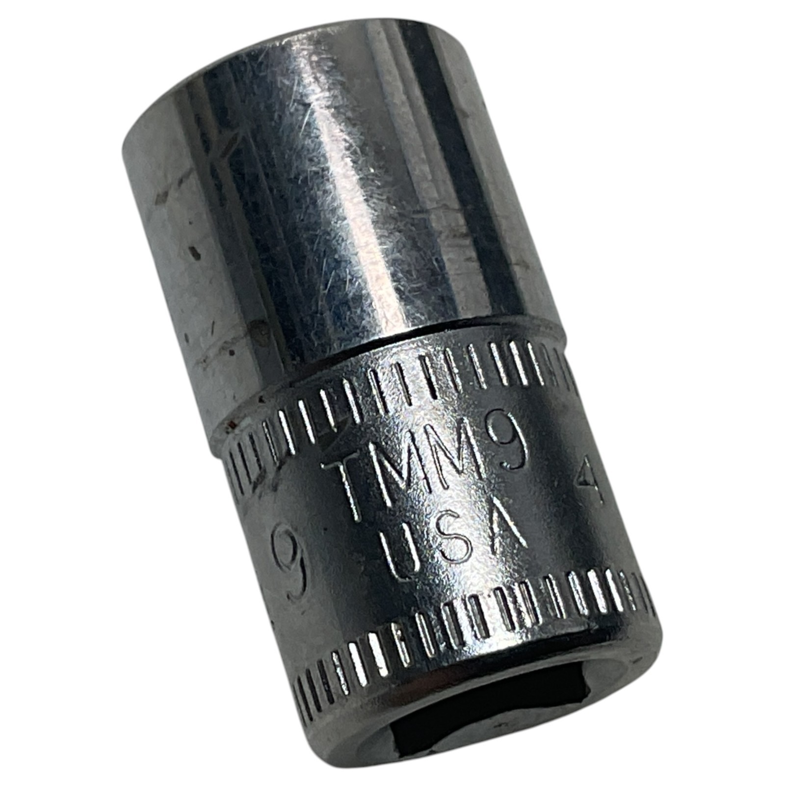 Snap-on 9mm Shallow Socket 1/4″ Drive 6 Point TMM9 Sold As Pictured Mechanic