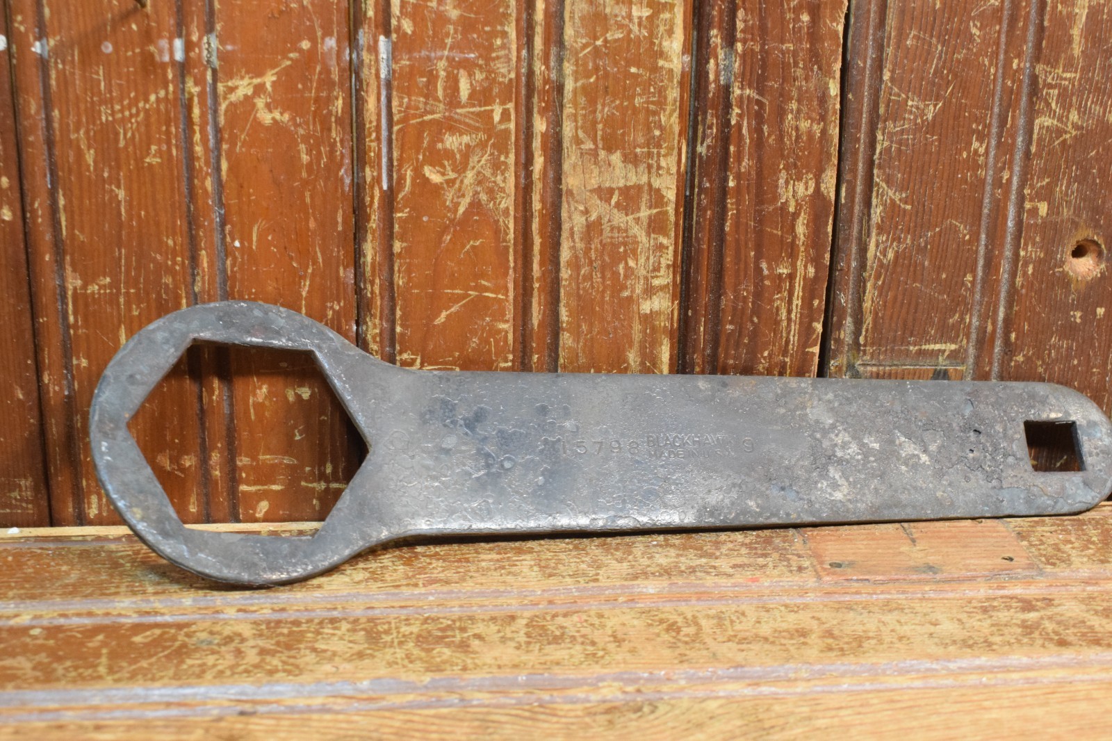 2″ HEXAGONAL WRENCH AXLE HUB GREASE COVER 1920s 1930s VINTAGE CAR HAND TOOL AUTO